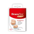 Produktbild: Dracoplast Soft Rundpflaster hautfarben 2,2 cm