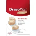Produktbild: DRACOPLAST Soft Pflaster 2,2 cm rund hautf. 20 St