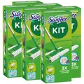 Produktbild: 6x Swiffer Boden Starterset (Bodenstab inkl. 8 Trockene Tücher + 3 Wet Tücher)