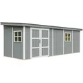 Produktbild: Timbela Gartenhaus, Dunkelgrau, Holz, 236x231x604 cm, Aufbewahrung & Schutzhüllen, Geräteschuppen