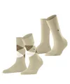 Produktbild: Burlington Damen Socken Everyday Mix Multipack W So Baumwolle gemustert 2 Paar, Beige Cream 4011, 36-41
