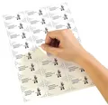 Produktbild: 192 Adressetiketten 70 x 36 mm selbstklebend Etiketten Internetmarke 70x36 A4
