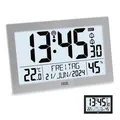 Produktbild: Digitale Funkuhr mit großem XLDisplay | Kalender | mit Temperaturanzeige & Hy...