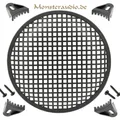 Produktbild: stabiles Subwoofer Schutzgitter für 25cm Sub / Lautsprecher 250mm schwarz
