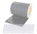 Produktbild: Plantiflex Sichtschutzstreifen Sichtschutz Rolle 35m blickdicht PVC Zaunfolie, (Sichtschutzfolie Windschutz, für Doppelstabmatten Zaun Sichtschutzrolle)