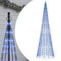 Produktbild: LED-Weihnachtsbaum Für Fahnenmast 1534 LEDs Blau 500 Cm