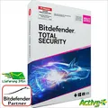 Produktbild: Bitdefender TOTAL SECURITY 2026 Multi-Device + VPN | 5 Geräte 2 Jahre |DE-Lizenz
