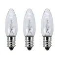 Produktbild: Ersatz Kerze Glühlampe Birne Riffel E10 16 V 3 W Lichterkette Weihnachten Winter