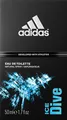 Produktbild: Adidas Ice Dive, Männer, 50 ml, Geranium, Patschuli, Sandelholz, Bernstein, Tonka-Bohne, Vanille, Bergamotte, Grapefruit, Lavendel, Spray