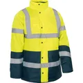Produktbild: Vizwell Premium Warnschutzparka 2in1 orange-Marine oder gelb-Marine Gr.S - 5XL (L, gelb-Marine)