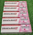 Produktbild: 121,28€/kg) 5x Blend Complete Haftcreme starker Halt geschmacksneutral Versand0€