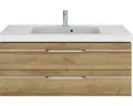 Produktbild: Badmöbel-Set Balto Sprint BxT 123,4 x 49 cm Frontfarbe Eiche riviera 2-teilig mi