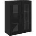 Produktbild: vidaXL Wandschrank Schwarz 69,5 x 34 x 90 cm Holzwerkstoff