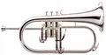 Produktbild: Classic Cantabile Flügelhorn FL-26S Flügelhorn versilbert Bb, inklusive Mundstück und Leichtkoffer, komplett aus Messing mit USA-Schaft