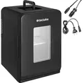 Produktbild: tectake® Tragbarer Mini-Kühlschrank 2 in 1 Kühl- und Heizfunktion 27 x 31 x 41 cm - Schwarz