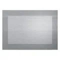 Produktbild: ASA Selection PVC Tischset mit Gewebtem Rand Platzdeckchen Platzset PVC Silber