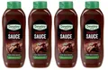 Produktbild: 4x Develey Salsa Barbecue,BBQ Sauce Glutenfrei,Rauchig-würzige Snacksauce,875ml