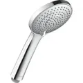 Produktbild: Duravit - Duschkopf Universal, Mit 3 Strahlarten (rain, Intense Rain, Soft Rain), Reinigungsfreundlich Rund (ø 110 Mm) Mit Wassersparender Minusflow-funktion, Chrom