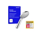 Produktbild: Universal Duschkopf Duschbrause mit 3 Strahlarten Rain Intense  Soft  Handbra...