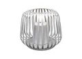 Produktbild: Candela Lights LED Solar Laterne für Aussen & Innen Metall | Dämmerungsautomatik | Timer | LED Kerze wetterfest & Akku | Outdoor Gartenlaterne (White, 17x20cm)