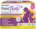 Produktbild: tetesept Femi Baby – 16 Nährstoffe für Kinderwunsch, Schwangerschaft & Stillzeit – mit Folsäure, Eisen, Jod + DHA – 1 x 3 Monatspackung à 90 Tabletten + 90 Kapseln NEU