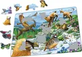Produktbild: Larsen Puzzle Berglandschaft und Tiere 55-tlg.
