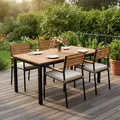 Produktbild: Gartenmöbel Balkonmöbel Set Tisch Stuhl Balkon Garten Holz Möbel Juskys®
