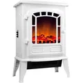 Produktbild: Monzana Heizlüfter 103240, weiß, mit 2 Stufen bis 2000 Watt, Elektrischer Kamin mit Heizung