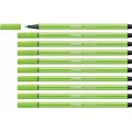 Produktbild: STABILO Premium-Filzstift - Pen 68 - 10er Pack - neongrün (10 x) (68/033)