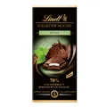 Produktbild: Lindt Edelbitter Schokolade Mousse Minze gefüllte Schokolade 150g