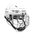Produktbild: Bauer Re-Akt 55 Eishockey Helm Combo Senior schwarz (Weiss, Mittelgroß)