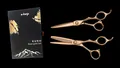Produktbild: e-kwip Kuro Rosegold Line Haarschere KUR 55 + KUR 40 Set Sonderpreis