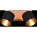 Produktbild: Trio R81332030 Deckenleuchte Tommy 2x28w | E14 - schwarz, Holz