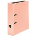Produktbild: Falken Pastel Color Ordner Breit DIN A4 80 mm Pfirsich 2 Ringe Pappkarton Glänzend