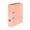 Produktbild: Original Falken PastellColor-Ordner. Made in Germany. 8 cm breit DIN A4 Pastell-Farbe Pfirsich-Orange Ringordner Aktenordner Briefordner Büroordner Plastikordner Schlitzordner Motivordner