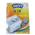 Produktbild: Swirl Staubsaugerbeutel Staubbeutel 4x +1x Filter A 18  für AEG und andere