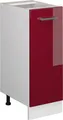 Produktbild: Vicco Apothekerschrank R-Line, 30 cm ohne Arbeitsplatte, Rot Hochglanz/Weiß