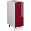 Produktbild: Apothekerschrank R-line, Bordeaux Hochglanz, 30 Cm Ohne Arbeitsplatte Vicco