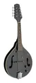Produktbild: Stagg Mandoline Schwarze akustisch-elektrische Bluegrass-Mandoline mit Decke aus Nato