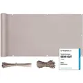Produktbild: Sekey Balkon Sichtschutz Balkonabdeckung Balkonverkleidung Blickdichte Wind- Und Uv-schutz, 100% Privatsphäre, Mit Ösen, Nylon Kabelbinder Und Kordel, 75x300cm, Taupe