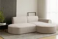 Produktbild: Fun Möbel Ecksofa Ecksofa Designersofa BONDY in Stoff mit Ottomane, Ottomane links oder rechts, Rundumbezug
