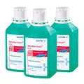 Produktbild: 3x 500 ml Schülke Desderman Händedesinfektionsmittel Desinfektionsmittel, farbstoff-/parfümfrei