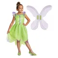 Produktbild: Disguise Disney Offizielles Classic Tinkerbell Kostüm Kinder Feenkostüm Mädchen Faschingskostüme Kinder S