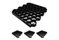 Produktbild: relaxdays Rasengitter Kunststoff im Set, 50x50 cm, 4-St., 4er Pack