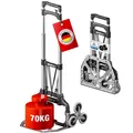 Produktbild: Treppensteiger Sackkarre klappbar TÜV geprüft – Profi Treppensackkarre aus Al...