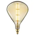Produktbild: LED Deko Wendelfilament GIANTLAMPE TEAR GOLD, 230V, Ø 25cm / L 36.5cm, E27, 8W 2