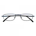 Produktbild: Klassische Halbbrille Docker Blau (+ 1,0 dpt)