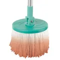 Produktbild: CLEANmaxx Ersatz Moppaufsatz 2er Set Mikrofaser für Power Wischmopp rund