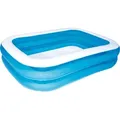 Produktbild: Bestway® Family Pool 211 x 132 x 46 cm, blau, eckig - Blau/Weiß