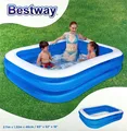 Produktbild: Bestway Family POOL 211 x 132 x 46 cm Swimming Kinderpool PLANSCHBECKEN